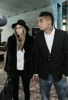 Fussball  International Kevin Prince Boateng (AC Mailand) mit Freundin Melissa Satta