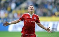 Fussball 1. Bundesliga : JUBEL Bastian Schweinsteiger (FCB)