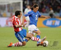 FUSSBALL WM 2010, VORRUNDE: Italien - Paraguay