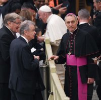 Rom Generalaudienz; Ottmar Hitzfeld bei einer Audienz bei Papst Franziskus I.
