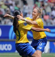 Fussball Frauen FIFA U 20  WM  2008   Mexiko - Brasilien