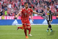 Fussball  1.Bundesliga   Saison 17/18: FC Bayern Muenchen - Borussia Moenchengladbach