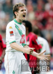 Fussball 1. Bundesliga: Leverkusen - Bremen, KLOSE sauer