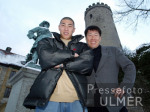 Fototermin Bum-Kun Cha und seinem Sohn Do-Ri Cha