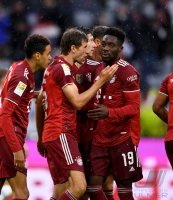 Fussball 1. Bundesliga Saison 21/22: FC Bayern Muenchen -  Hertha BSC Berlin