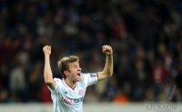 Fussball 1. Bundesliga : JUBEL Thomas Mueller (FC Bayern Muenchen)
