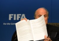 Fussball  International: FIFA Praesident Joseph S. Blatter (Schweiz)