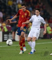 Fussball International Europameisterschaft 2012: Spanien - Frankreich