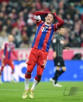 Fussball 1. Bundesliga Saison 14/15: Bastian Schweinsteiger (FC Bayern Muenchen)