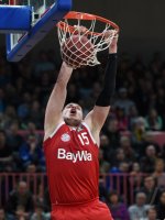 Basketball 1. Bundesliga 14/15 Hauptrunde: Walter Tigers Tuebingen - FC Bayern Muenchen