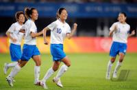 FUSSBALL  Olympia 2008   Viertelfinale  Frauen   China - Japan