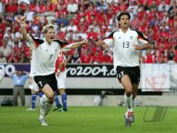 Fussball INTERNATIONAL EURO 2004 Deutschland - Tschechien