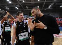 Basketball  1. Bundesliga  09/10  Walter Tigers Tuebingen - Giants Duesseldorf