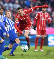 Fussball  1.Bundesliga   Saison 17/18: FC Bayern Muenchen -  Hertha BSC Berlin