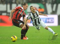 FUSSBALL SERIE A:  Juventus Turin - AC Mailand