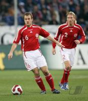 Fussball International: Daenemark, POULSEN und JENSEN