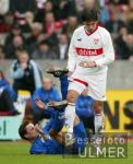 FUSSBALL 1. Bundesliga  Spielszene Stuttgart - Rostock