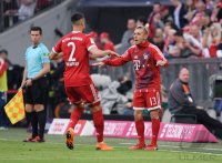 Fussball  1.Bundesliga   Saison 17/18: FC Bayern Muenchen - Borussia Moenchengladbach