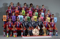 Fussball 1. Bundesliga 2014/2015: Fototermin beim FC Bayern Muenchen