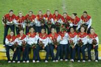 FUSSBALL  Olympia 2008   Finale   Brasilien - USA