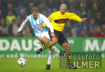 Fussball 1. Bundesliga: Dortmund - 60 Muenchen, Zweikampf