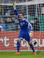 Fussball DFB Pokal Viertelfinale 13/14: Torwart Diego Benaglio (VfL Wolfsburg)