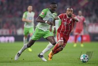 Fussball 1. Bundesliga Saison 17/18: FC Bayern Muenchen - VfL Wolfsburg