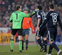 Fussball 1. Bundesliga 07/08  VfB Stuttgart - Bayern Muenchen