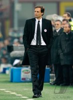 FUSSBALL SERIE A:  Trainer Massimilliano Allegri (AC Mailand)
