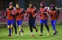 Fussball 1. Bundesliga Saison 14/15: Training FC Bayern Muenchen