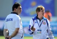 Fussball International WM Qualifikation 2014: Trainer  Theo Buecker (Libanon)