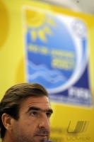 Pressconference for the upcoming Beach Soccer World Cup