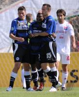 Fussball DFB Pokal:  SpVgg Unterhaching - Arminia Bielefeld