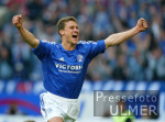Fussball 1. Bundesliga: Schalke - Cottbus, Jubel n. 2:0