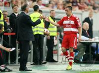 Fussball Ligapokal: Bremen - Bayern