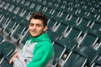 Fussball 1. Bundesliga, Saison 2011/2012: Matthias Zimmermann posiert im exklusiven Fotoshooting