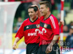 Fussball 1. Bundesliga: Leverkusen - Berlin, Jubel n. 4:0