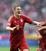 Fussball 1. Bundesliga, Saison 2011/2012:  Bastian Schweinsteiger (FC Bayern Muenchen)
