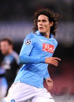 Fussball Champions League  Saison 2011/2012:  Edinson Cavani (Neapel)