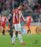 Fussball DFB Pokal 10/11 :  Marko Arnautovic (SV Werder Bremen)  enttaeuscht