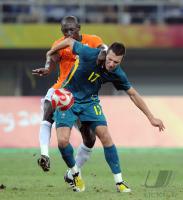 FUSSBALL  Olympia 2008   Vorrunde  Maenner Elfenbeinkueste - Australien