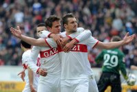 Fussball 1. Bundesliga  Saison 2011/2012 : JUBEL VfB Stuttgart