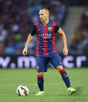 FUSSBALL International 2014/2015: Andres Iniesta (Barca)