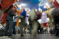 Fussball EURO 2008: FEATURE BAHNHOF ZUERICH