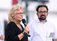 Politik, Wahlkampf Buendnis 90/Die Gruenen: Bundestagsabgeordnete Beate Mueller-Gemmeke