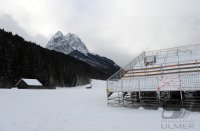 Sportpolitik / Ski  WM 2011 und Olympia Bewerbung Muenchen 2018:  Taluebersicht bei Garmisch.
