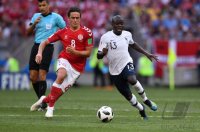 FUSSBALL WM 2018 Vorrunde Daenemark - Frankreich