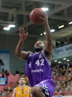 Basketball 1. Bundesliga 14/15 Hauptrunde:  Walter Tigers Tuebingen - BG Goettingen