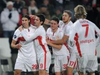 FUSSBALL UEFA-Cup 1. Runde: VfB Stuttgart - Standrad Luettich