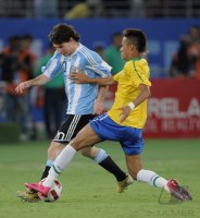FUSSBALL INTERNATIONAL:  Argentinien - Brasilien